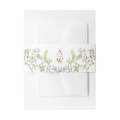 グレース華美パステル赤面フローラ結婚ズ 招待状ベリーバンド (正面例)