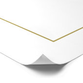 グレース赤面フローラ女の子ベビーシャワーへようこそ ポスター (角)