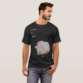 グレース開花新しい開始の楽観的なパワーフロー Tシャツ (正面フル)