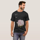 グレース開花新しい開始の楽観的なパワーフロー Tシャツ (正面フル)