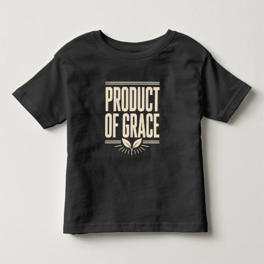 グレース・クリスチャン・デザイン信仰ベースの製品 トドラーTシャツ (正面)