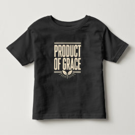 グレース・クリスチャン・デザイン信仰ベースの製品 トドラーTシャツ
