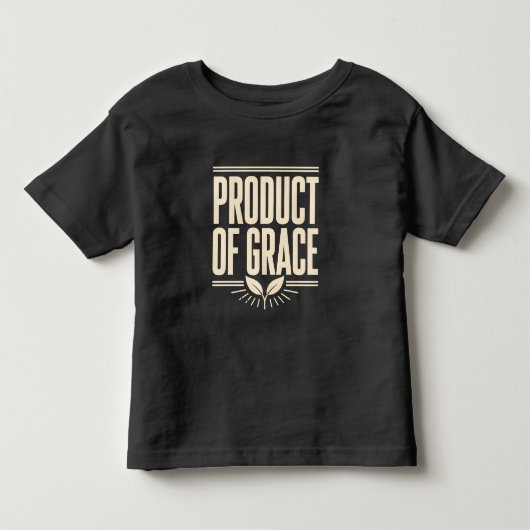 グレース・クリスチャン・デザイン信仰ベースの製品 トドラーTシャツ (正面)