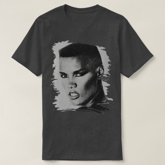 グレース・ジョーンズレトロポスター Tシャツ (デザイン正面)