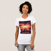 グレース・ハズ・ア・パルス 抽象的なエネルギーを表現したアート Tシャツ (正面フル)
