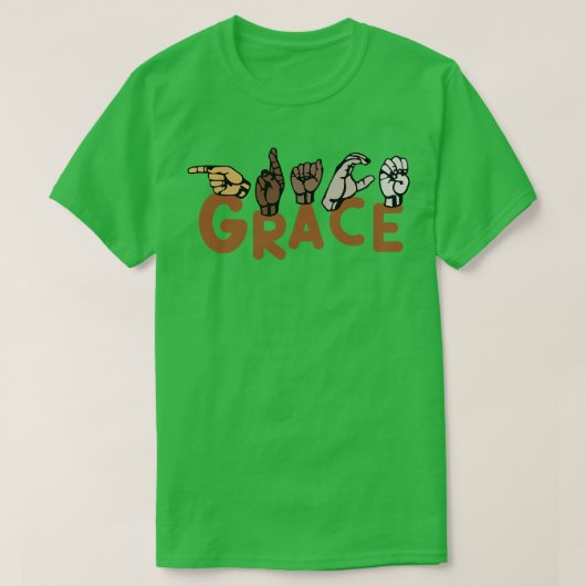 グレースASL Tシャツ (デザイン正面)