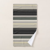 グレーズとグリーンストライプズ バスタオルセット (ハンドタオル)