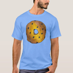 グレーズドブルーベリーケーキドーナツT型 Tシャツ