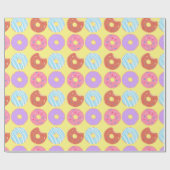 グレーズドントエステティックバースデーパーティードフードテーマ ラッピングペーパー (フラット)