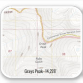 グレーズピークコロラドフォーティナー シール (正面)