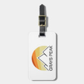 グレーズピークレトロ ラゲッジタグ (正面縦)