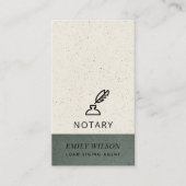 グレーセラミックグレーグレーグレーグレーグレーグレーグレーグレーグレーグレーグレードスペクトル羽状縁 名刺 (正面)