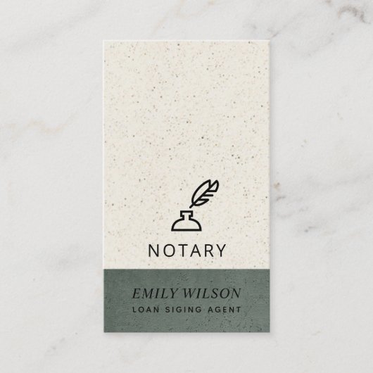 グレーセラミックグレーグレーグレーグレーグレーグレーグレーグレーグレーグレーグレードスペクトル羽状縁 名刺 (正面)