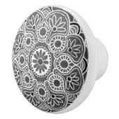 グレーセラミックプルノブ セラミックノブ (右)