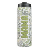 グレーセージボホフローラ3Dエフェクトママ タンブラー (正面)