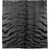 グレータイガースキンプリント シャワーカーテン (正面)