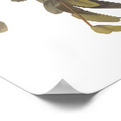 グレータイラントキングバードオードボンアートヴィンテージ蔵書票 ポスター (角)