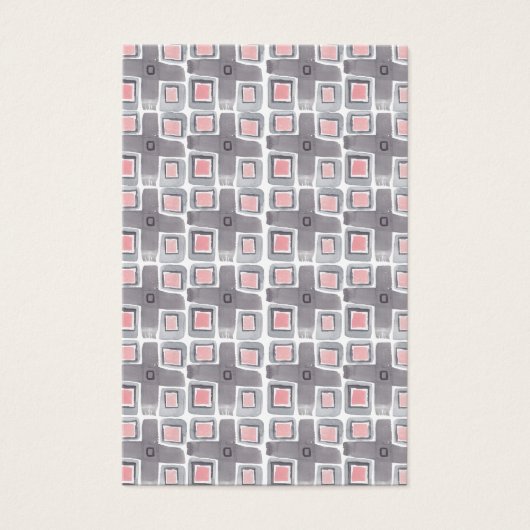 グレータイルイヤリングネックレスジュエリー表示カード (正面)