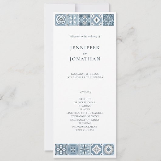 グレータイルスペインの計画を青にする (正面)