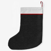 グレータビーつるキャット |猫おもしろいの休日 スモールクリスマスストッキング (裏面)