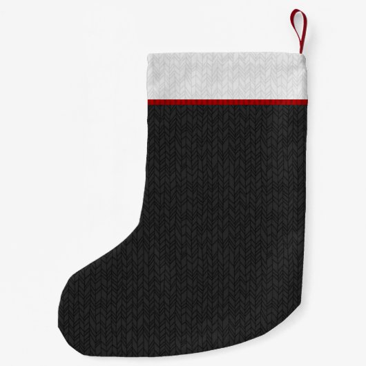 グレータビーつるキャット |猫おもしろいの休日 スモールクリスマスストッキング (裏面)