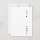 グレータビー絵を描キャット サンキューカード (裏面)