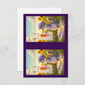 グレータビー絵を描キャット サンキューカード (正面/裏面)