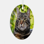 グレータブビーキャットメタルオーナメント メタルオーナメント (正面右)