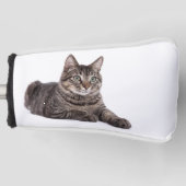 グレータブビーキャット ゴルフヘッドカバー (正面)