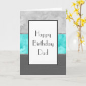 グレーターコイズブロックストライプ カード (黄色い花)