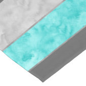 グレーターコイズブロックストライプ ショートテーブルランナー (コーナー)