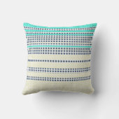 グレーターコイズプレイド クッション (裏面)