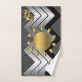 グレーターコイズ南西部金ゴールドココペリ バスタオルセット (ハンドタオル)