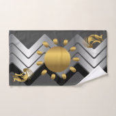 グレーターコイズ南西部金ゴールドココペリ バスタオルセット (ハンドタオル)