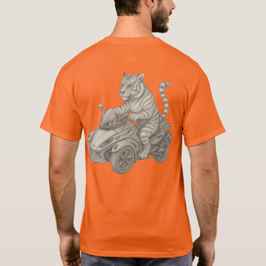 グレーターシンシナティ支部 - スパイダーベンガル Tシャツ (裏面)