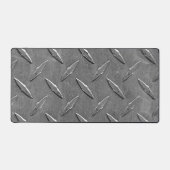 グレーダイヤモンドプレート デスクマット (正面)