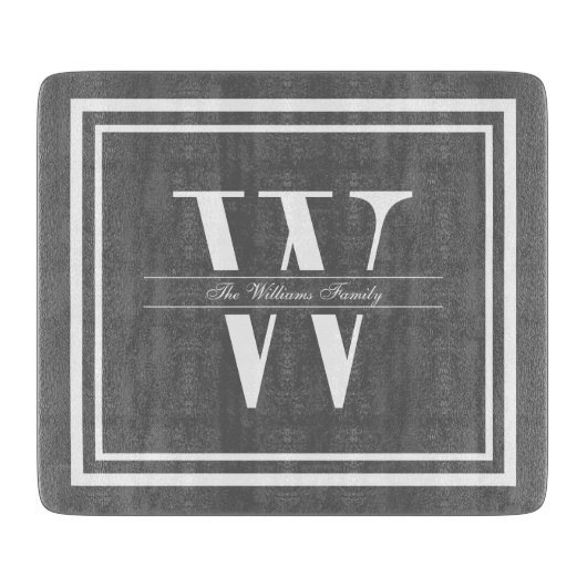 グレーダブルモノグラ縁どム カッティングボード (正面)