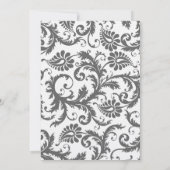 グレーダマスクスワーズバイライトイエロー結婚式招待状 招待状 (裏面)