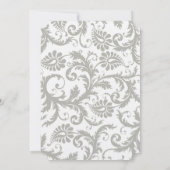 グレーダマスクスワーズバイライトイエロー結婚式招待状 招待状 (裏面)