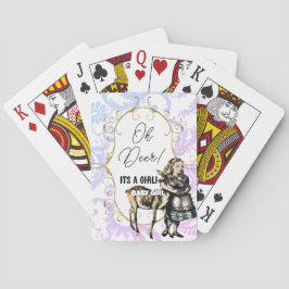 グレーダマスクパープルアリスOh Deer Baby Girl トランプ