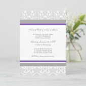 グレーダマスクフォト婚約パーティ招待状 招待状 (スタンド正面)