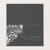 グレーダマスクホワイトマンダラ 名刺 (外部フラット)