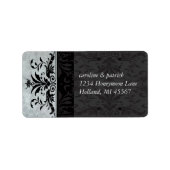 グレーダマスク住所 シール- ラベル (正面)