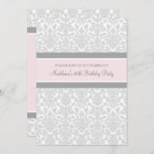 グレーダマスク80バースデーパーティ招待状 招待状 (正面/裏面)