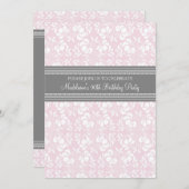 グレーダマスク90バースデーパーティ招待状 招待状 (正面/裏面)