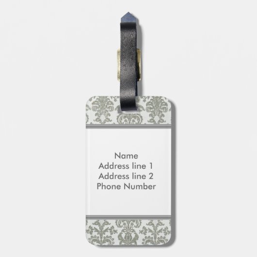 グレーダマスク ラゲッジタグ (裏面縦)