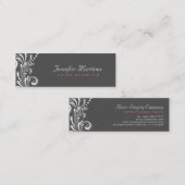 グレーダマスホワイトヴィンテージ スキニー名刺 (正面/裏面)