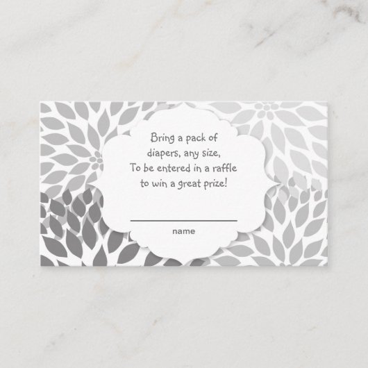 グレーダリアおむつラッフルチケットカスタマイズU IT! エンクロージャーカード (正面)