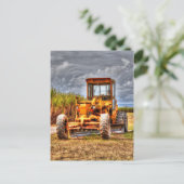 グレーダーファーム機械農村部クイーンズランドオーストラリア ポストカード (スタンド正面)