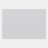 グレーチェックのウェディング バースデー V1 ラッピングペーパーシート (正面3)